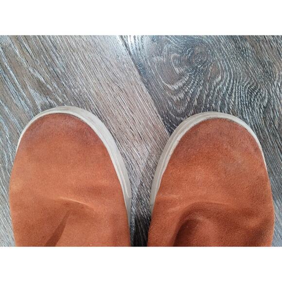 OluKai Womens Boots Size W 7 Brown Suede Laces Slouch‎ Ankle Fashion Boots - Picture 5 of 6